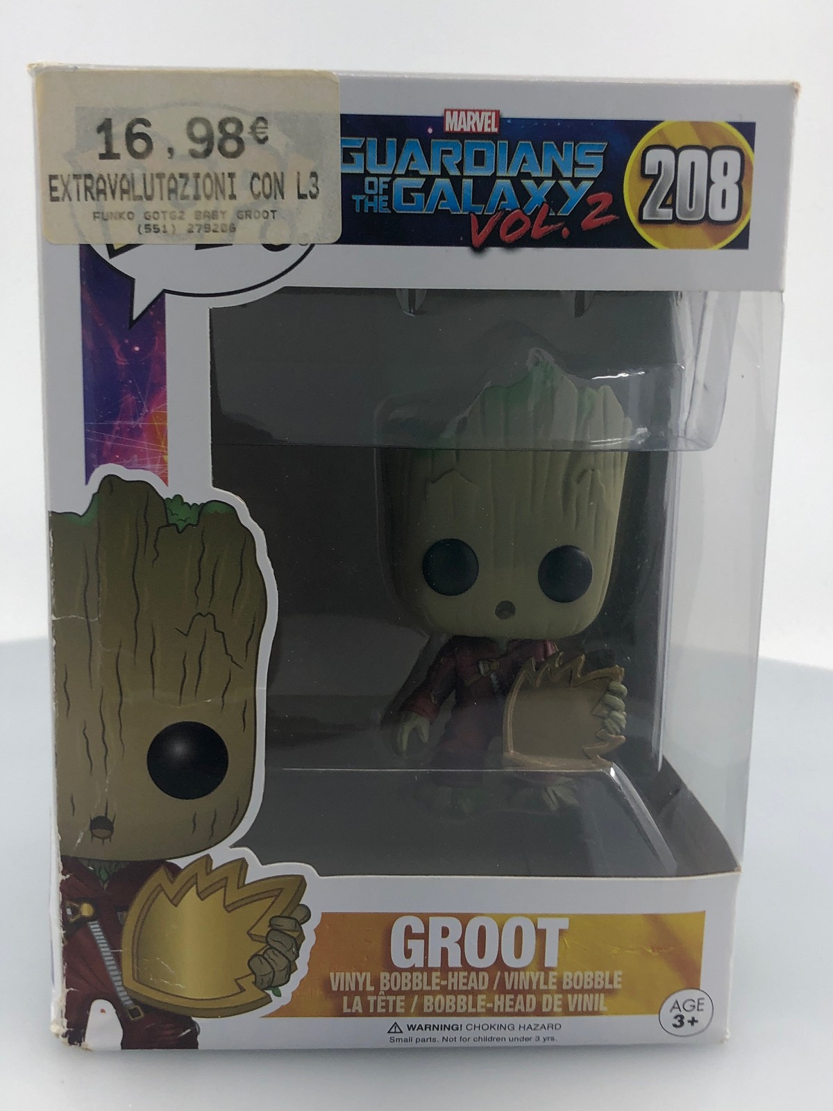 Groot Con Parche #208 Caja Dañada Ver Fotos