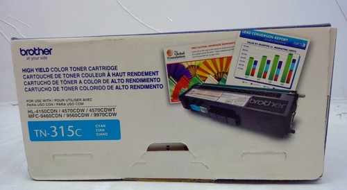 Original Brother TN-315C High Yield Cyan Toner HL-4150CDN/4570CDW/4570CDWT