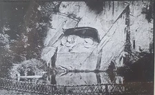 Lion Of Lucerne, Switzerland, Bertel Thorvaldsen, Magic Lantern Glass Slide