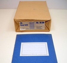 1 Paket (a´25 Stck.) alte Schulhefte (von Olymp): DIN A5, kariert mit Rand