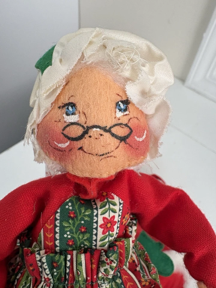 Muñecas Annalee Mobilitee, Mr. & Mrs. Santa Claus 1963 Hechas en EE. UU. Foto 2 de 4