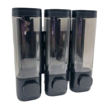 3 Wall Mounted Shampoo, Conditioner Dispenser, And Body Wash Shower Dispenser