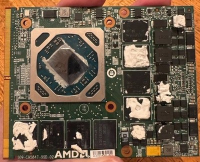 GPU Upgrade iMac 2011 AMD Radeon Pro WX7100 8 GB MXM Metal 2 Grafikkarte VER:1.1