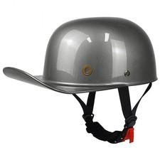 QICHAO Baseball Motorcycle Helmet - Half Motorcycle Helmet, DOT Approved, Motorc