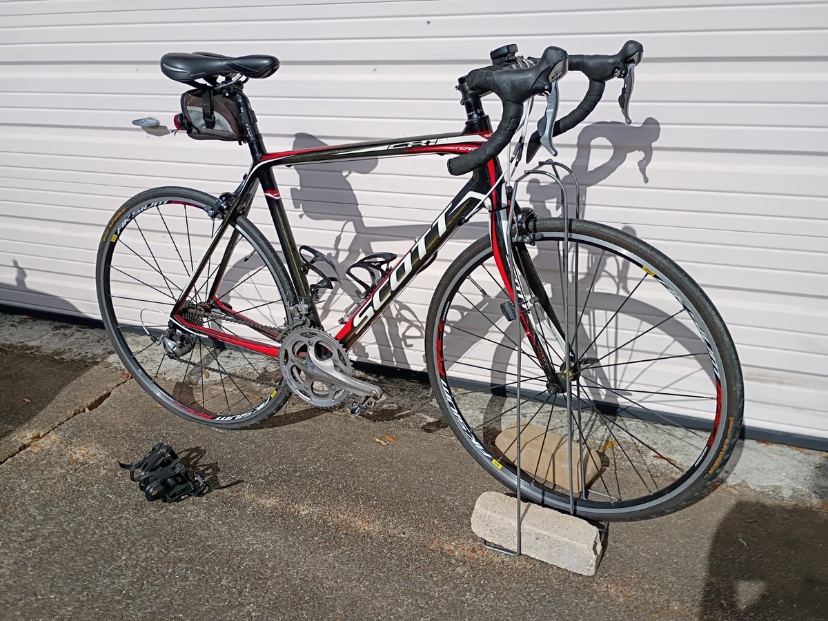 SCOTT CR1 ロードバイク 700C SCOTT CR1 Team Road Bike Carbon Fiber 700C Black Red White