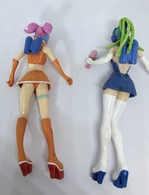 Palisades Yujin Toys Sega Dreamcast Space Channel 5 Pudding Action Figures Lot 2