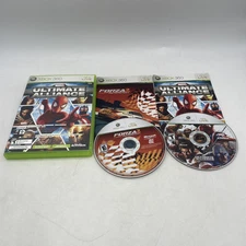 Marvel Ultimate Alliance & Forza 2 Motorsport Xbox 360 Complete  W/ Manuals CIB