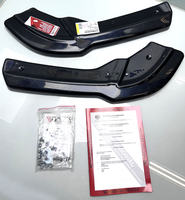Maxton Design / Diffusor Flaps / Mercedes W176 A45 AMG / Schwarz Glanz