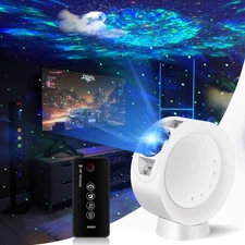 LED Sky Projector Light, Galaxy Lighting, Nebula Star Night Lamp with Base an...