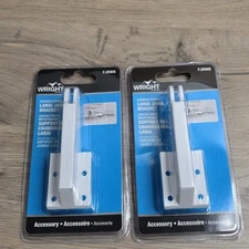 Wright Products Jamb Bracket Replacement Plastic White FJBWH Lot Of 2