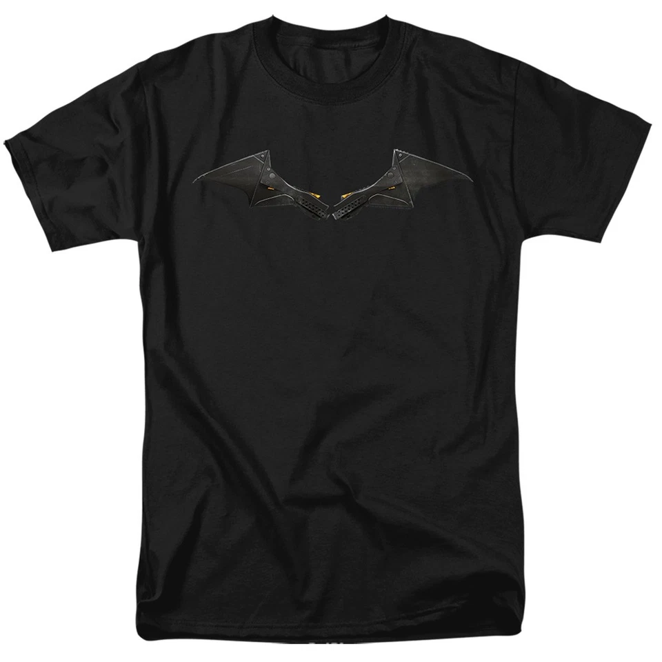DC Comics - The Batman - Logo Pecho - Adulto Unisex Camiseta Manga Corta - Negro - Imagen 1 de 2