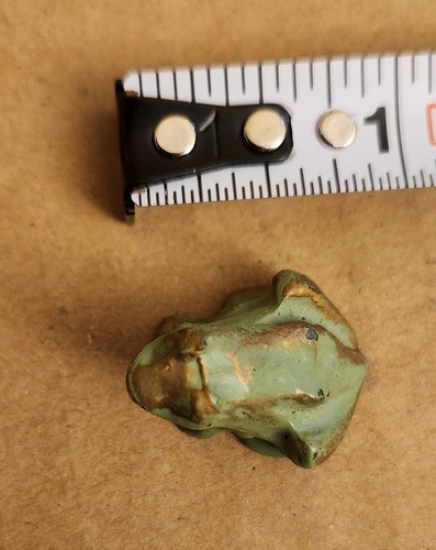 Vintage Cast Bronze Tiny Frog .75" Long - Picture 5 of 5