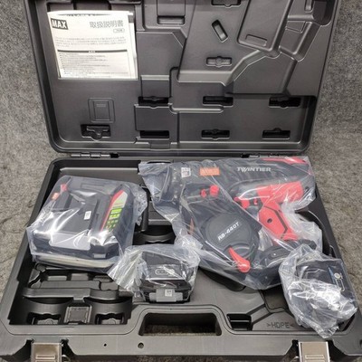 MAX RB-440T-B2C/1450A TwinTier Cordless Rebar Tie Wire Machine batteries x2 NEW