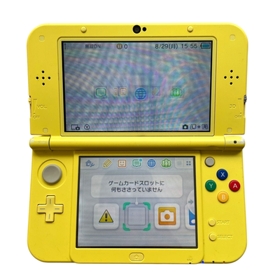 New Nintendo 3DS XL LL Pokemon Pikachu Yellow Limited Console