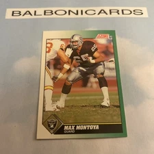 1991 Score - Max Montoya #247 Raiders NM+ Free Shipping!
