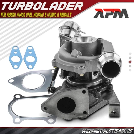 Turbolader NISSAN NV400 Bus dCi 100