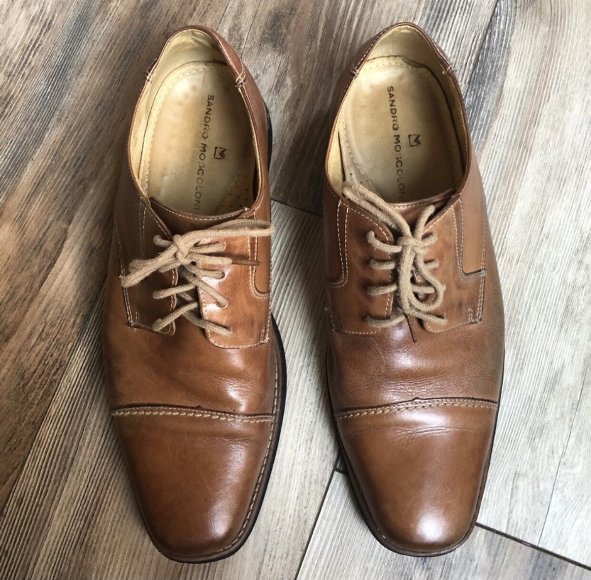Sandro moscoloni bryan cap toe best sale derby