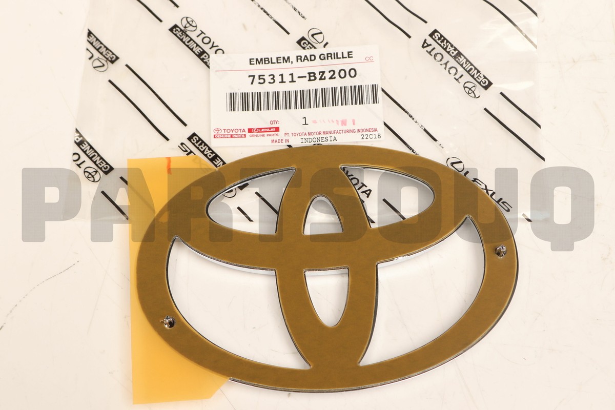 75311BZ200 Genuine Toyota EMBLEM, BACK DOOR, NO.1 75311-BZ200 | eBay