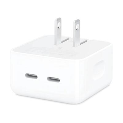 Apple 35W Dual USB-C Port Compact Power Adapter US