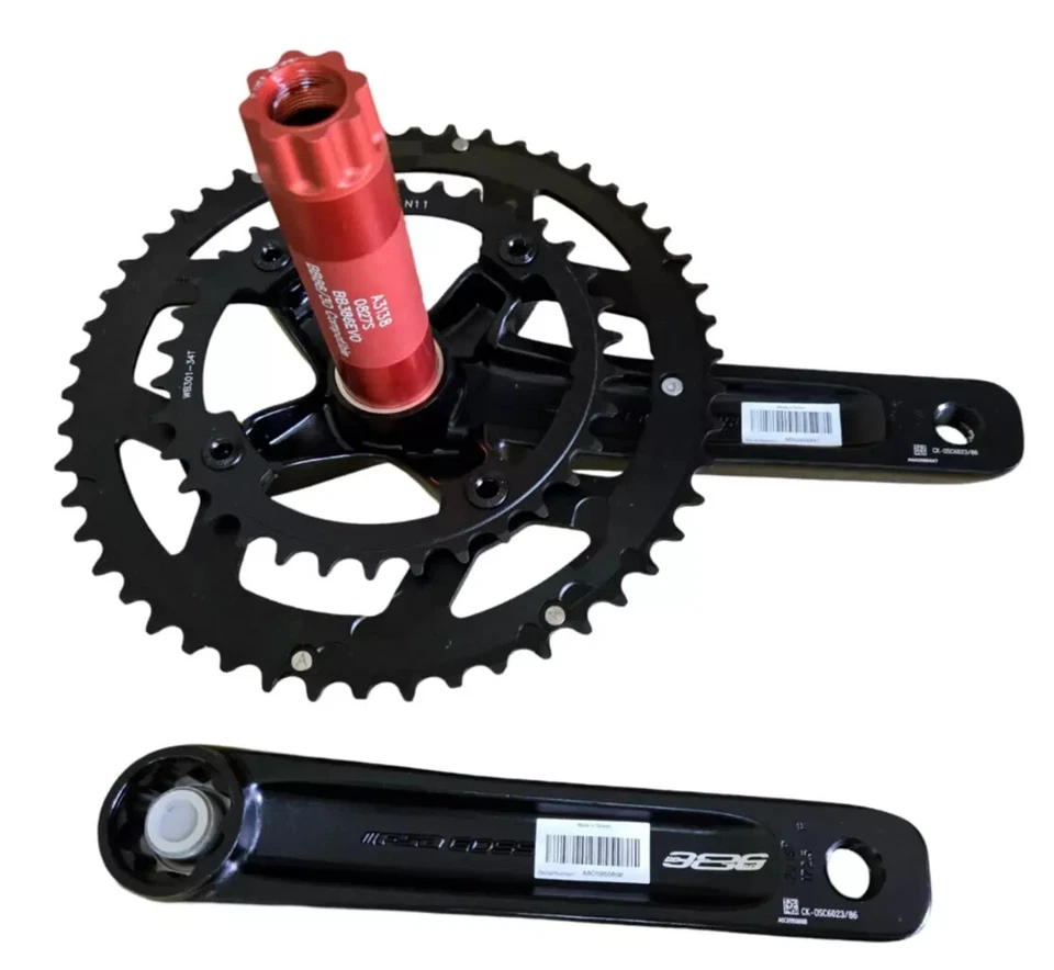FSA Gossamer 11 speed Road bike Crankset 50t 34t 172.5mm BB386 Fit Shimano - Image 3 of 4