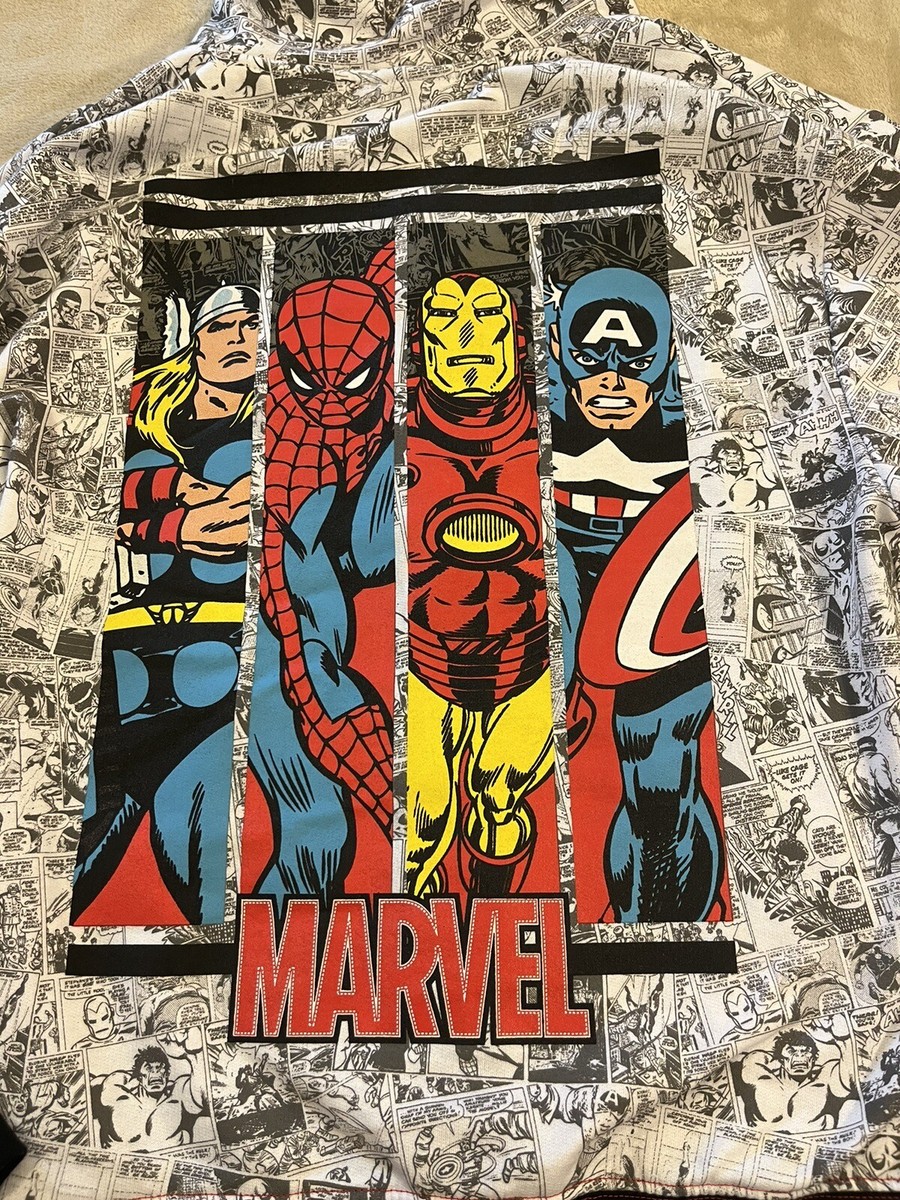Marvel Universal Studios Sweat Jacket Adult XS- Bought At Marvel Universal Studios Sweat Jacket Adult XS- Bought At