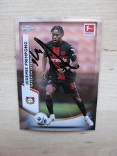 Jeremie Frimpong autograph signed TC Topps Chrome Bayer 04 Leverkusen