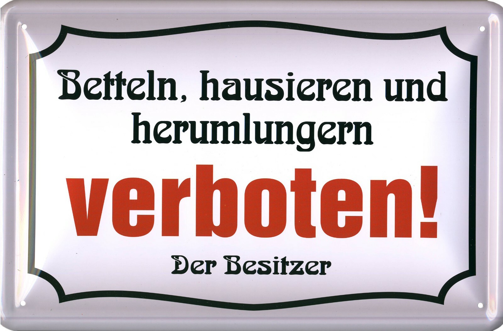 Blechschild Schilder 20x30cm Warnschilder Verbotsschilder lustige