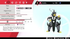 Urshifu (4IV+Hypertained) for Pokemon Sword and Shield + Masterball