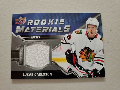 Lucas Carlsson 2020-21 Upper Deck Series 2 Rookie Materials Relic #RM-LC RC