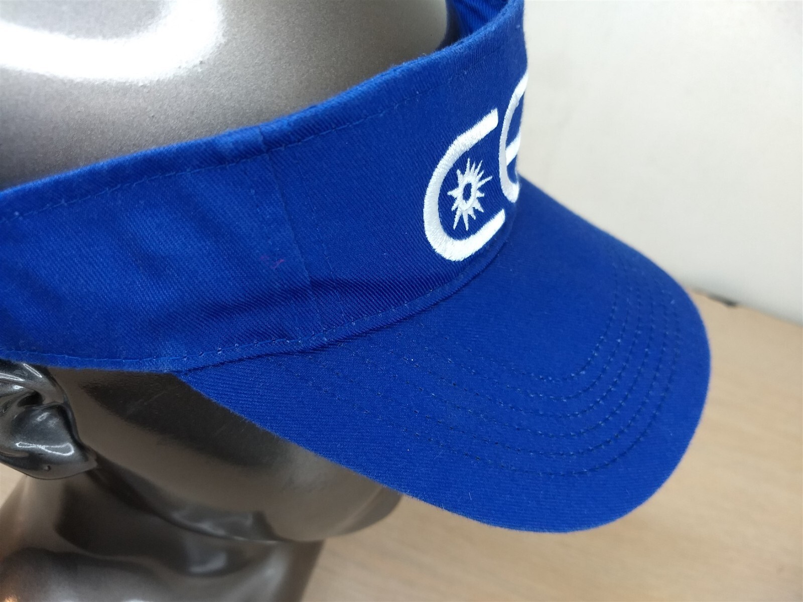 CED ADJUSTABLE STRAPBACK SUN VISOR/CAP, BLUE, CAR… - image 9
