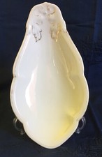 Antiquariato 1880 Ginori Porcellana Antica Raviera Piatto Filo Oro Vassoio