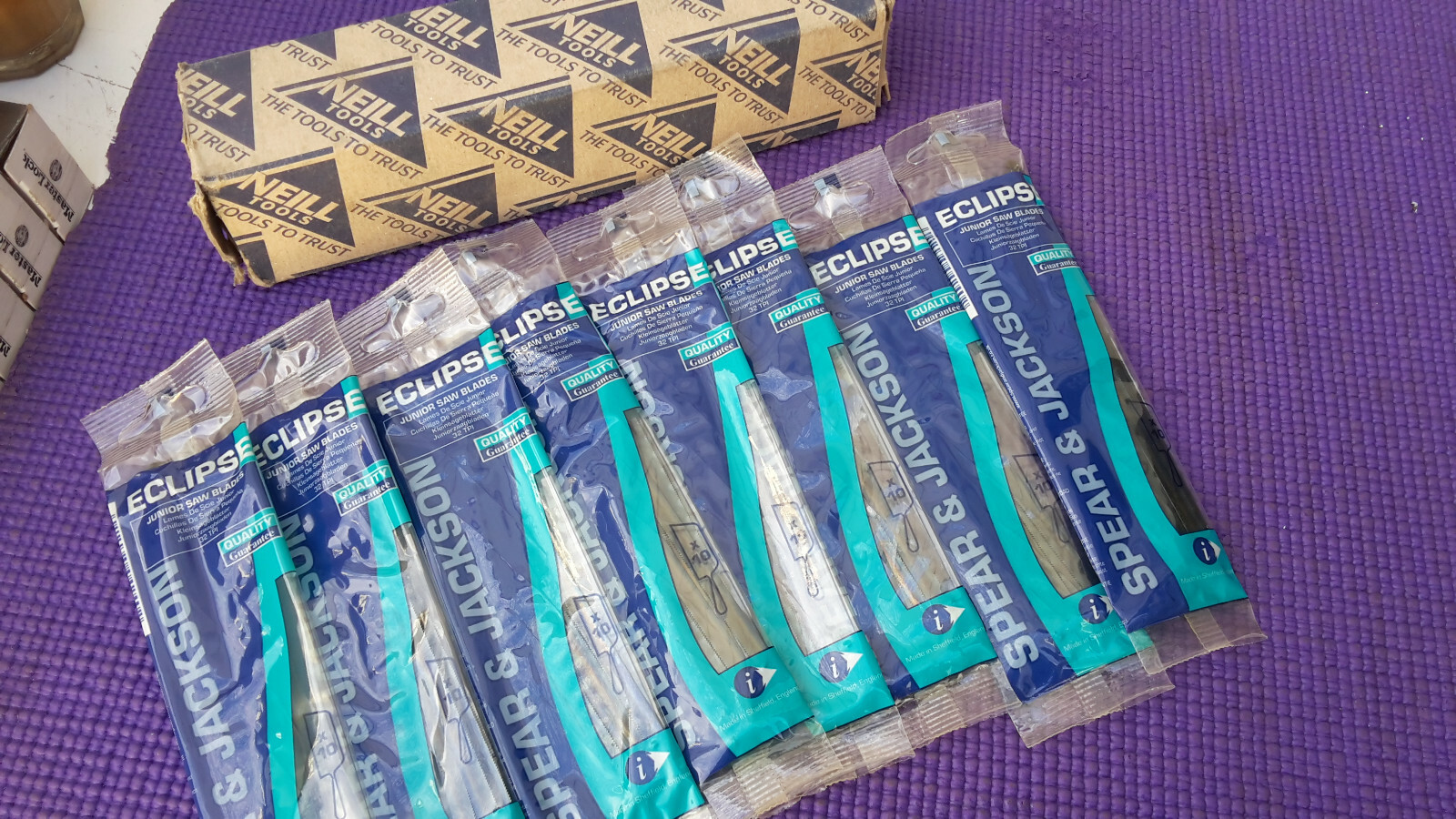 Spear & Jackson Eclipse 32TPI Wood Cutting Junior Hacksaw Blades (5