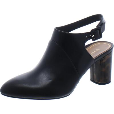 Vionic Womens Roseville Black Leather Booties Shoes Medium (B,M