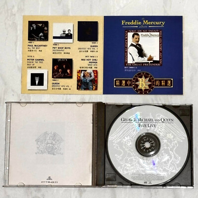 George Michael Queen Lisa Stansfield 1992 Five Live Taiwan OBI CD