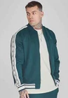 SikSilk Mens Green Bomber Jacket Extra Large