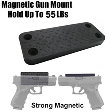 55lb Gun Magnet Mount Magnetic Holder Concealed Pistol For Car Desk Bed USA