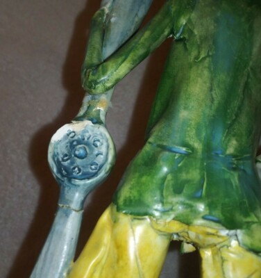 Rare Toni Moretto ceramic figurine pilot Aviator, Lo