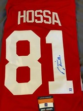 Detroit Red Wings Marian Hossa Autographed Jersey