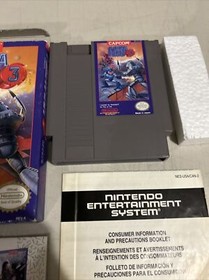 Mega Man 3 - (Nintendo NES) Game 1990 Capcom Boxed W/Inserts