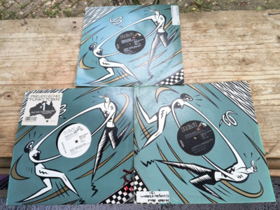PSEUDO ECHO 3 x RARE USA 12'' (PROMO) FUNKY TOWN LIVING IN A DREAM