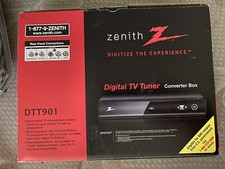Zenith DIGITAL TV TUNER Converter Box   NO REMOTE!!!