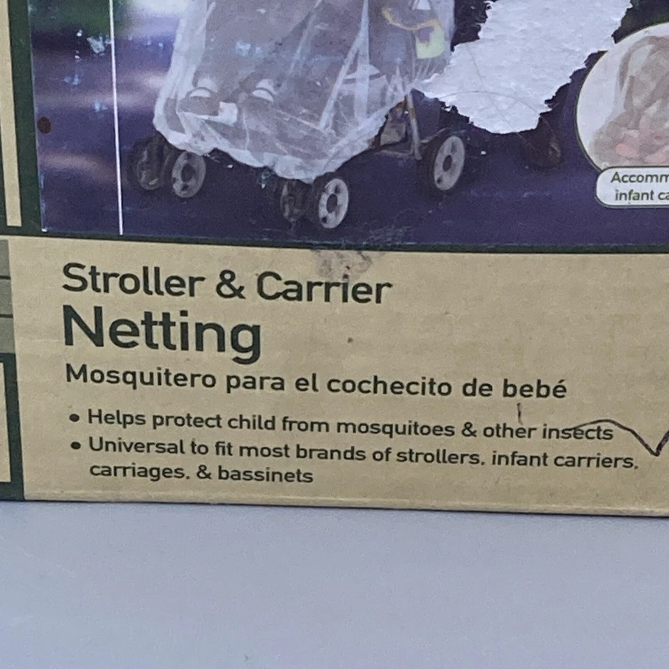 Jeep stroller & carrier white mosquito and insect netting NEW - Image 4 of 4