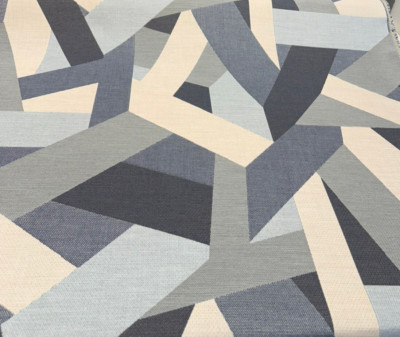 Sunbrella Axis Blue Denim Outdoor Performance Upholstery Fabric by the Yard