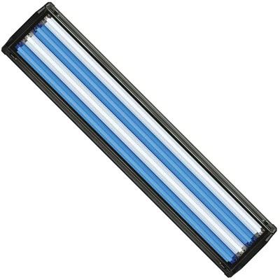 WAVE POINT HO T5 Quad Aquarium Light Fixture 48" & 4x 54W T5 Bulb 10000K Day & Super Blue