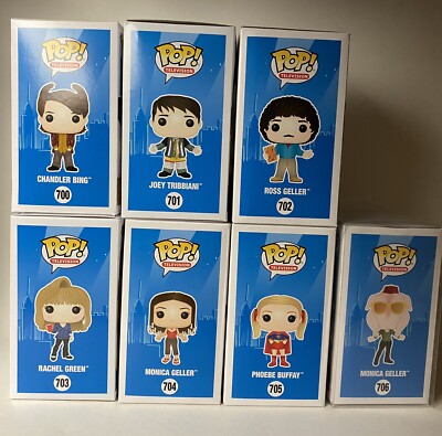 Funko Pop Friends Set Of 7 (700 To 706) - RARE to find a set