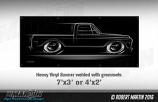 BIG Banner C-10 Chevy GMC Truck Chevrolet C10...