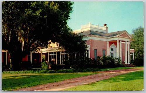 Vintage Natchez Mississippi MS Moneigne Herrenhaus 1950er Ansicht alte Postkarte