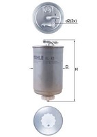 Mahle KL 43 Kraftstofffilter FüR Ford Honda Land Rover MG Rover