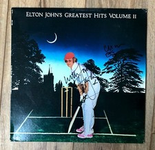 ELTON JOHN signed GREATEST HITS Volume II album -JSA letter