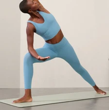 New Athleta PXS Transcend High Rise 7/8 Tight X-Small Petite Coastal